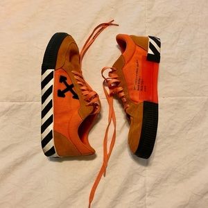 Women’s OFF-WHITE orange sneakers